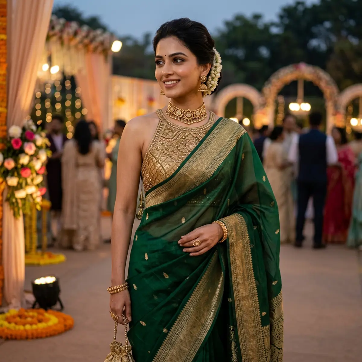 Beyond Basic Blouses: Top 10 Trending Designs to Elevate Your Chanderi Saree for Unforgettable Weddings