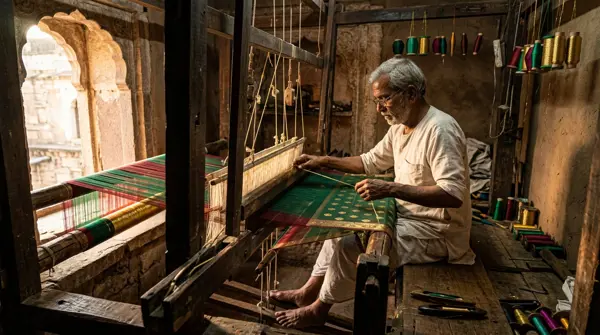 The Complete History & Royal Heritage of Chanderi Weaving: Madhya Pradesh's Timeless Textile Legacy