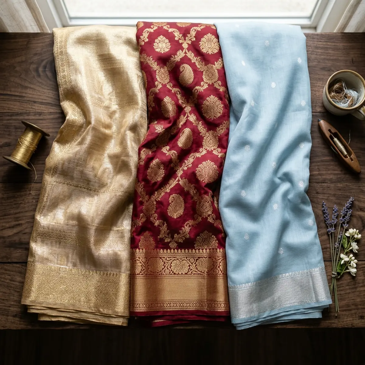 Tissue Silk vs. Katan Silk vs. Cotton Silk: Which Chanderi Saree is Best for Your Occasion?
