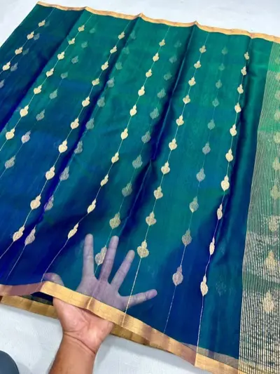 Traditional Chanderi Katan Silk Weaving Art in Madhya Pradesh